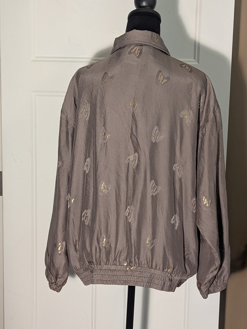 Vintage Women's Two-Piece Silk Lightweight Jacket & Pants Set. Sz Med. - Picture 15 of 16
